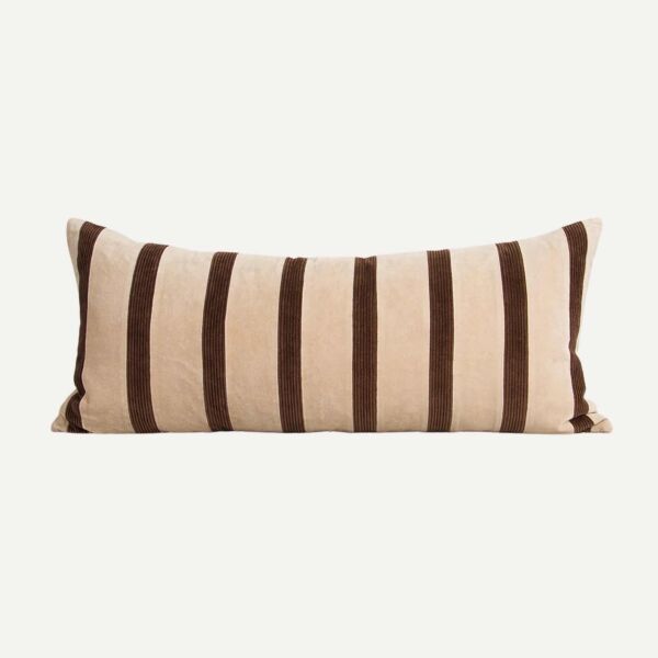 Huxley Natural/Chocolate Cushion 