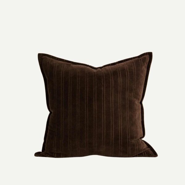 Stria Chocolate Cushion 