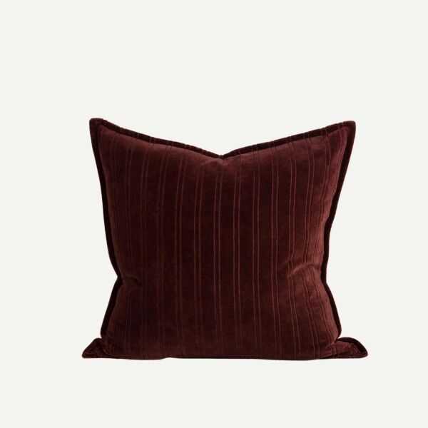 Stria Merlot Cushion 