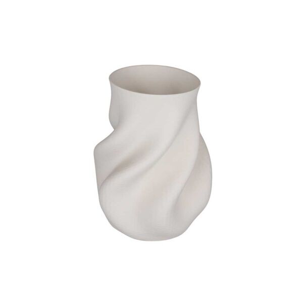 Bella White 3D Ceramic Vase - Large 
