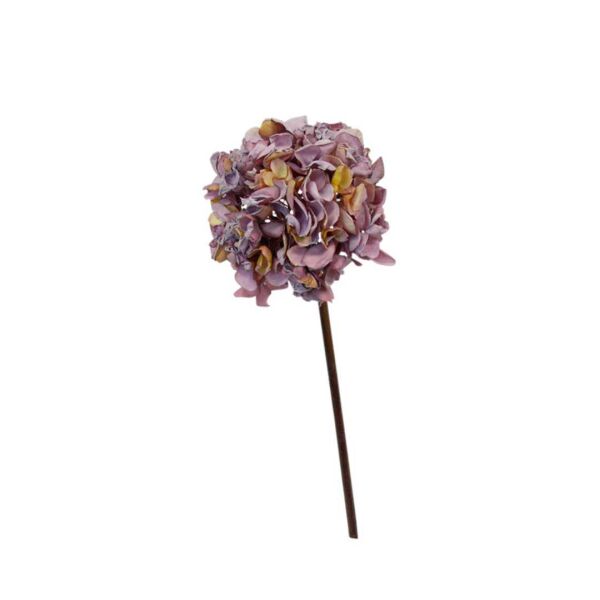 Dried-Look Hydrangea Lavender - 48.5cm