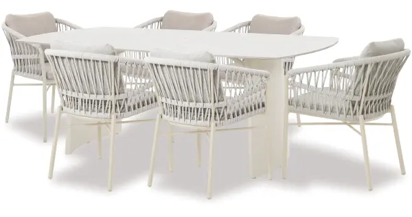 Lennox 7pc Dining Setting 