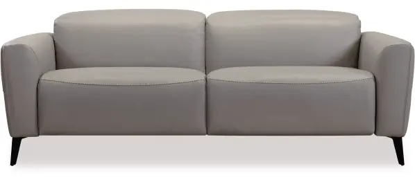 Nina 2.5 Seater Recliner Sofa &ndash; Ash Grey Leather  