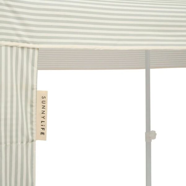 Beach Cabana - Sea Sage Stripe