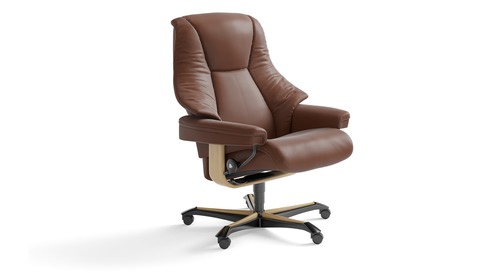 Stressless® Live Leather Home Office Chair 