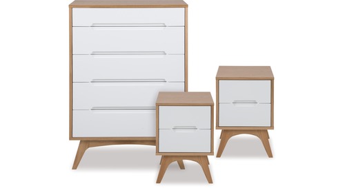 Copenhagen Tallboy Bedsides Danske Mobler Furniture Copenhagen Tallboy Bedsides Danske, White Lacquer Bedroom Furniture Nz