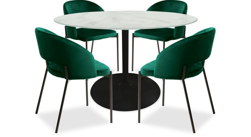 Tarifa Dining Table & Alice Chairs x 4 