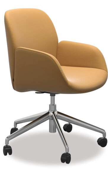 Stressless® Bay Leather Home Office Chair - Low Back
