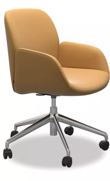 Stressless® Bay Leather Home Office Chair - Low Back