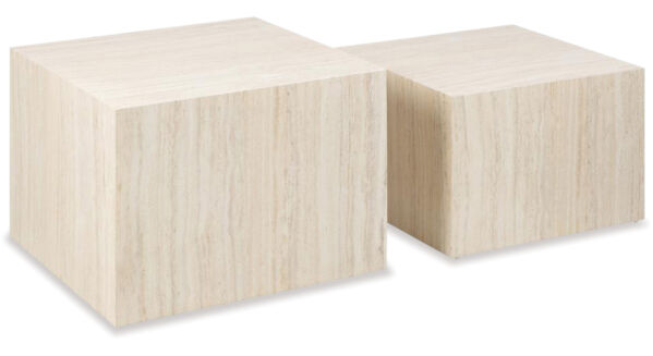 Dice Coffee Tables 2-pce Set - Square 