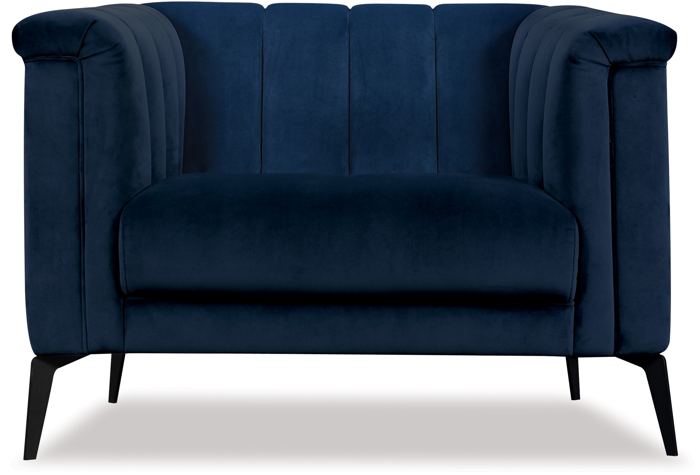 Byron Armchair / Occasional Chair – Navy Velvet | Danske Mobler
