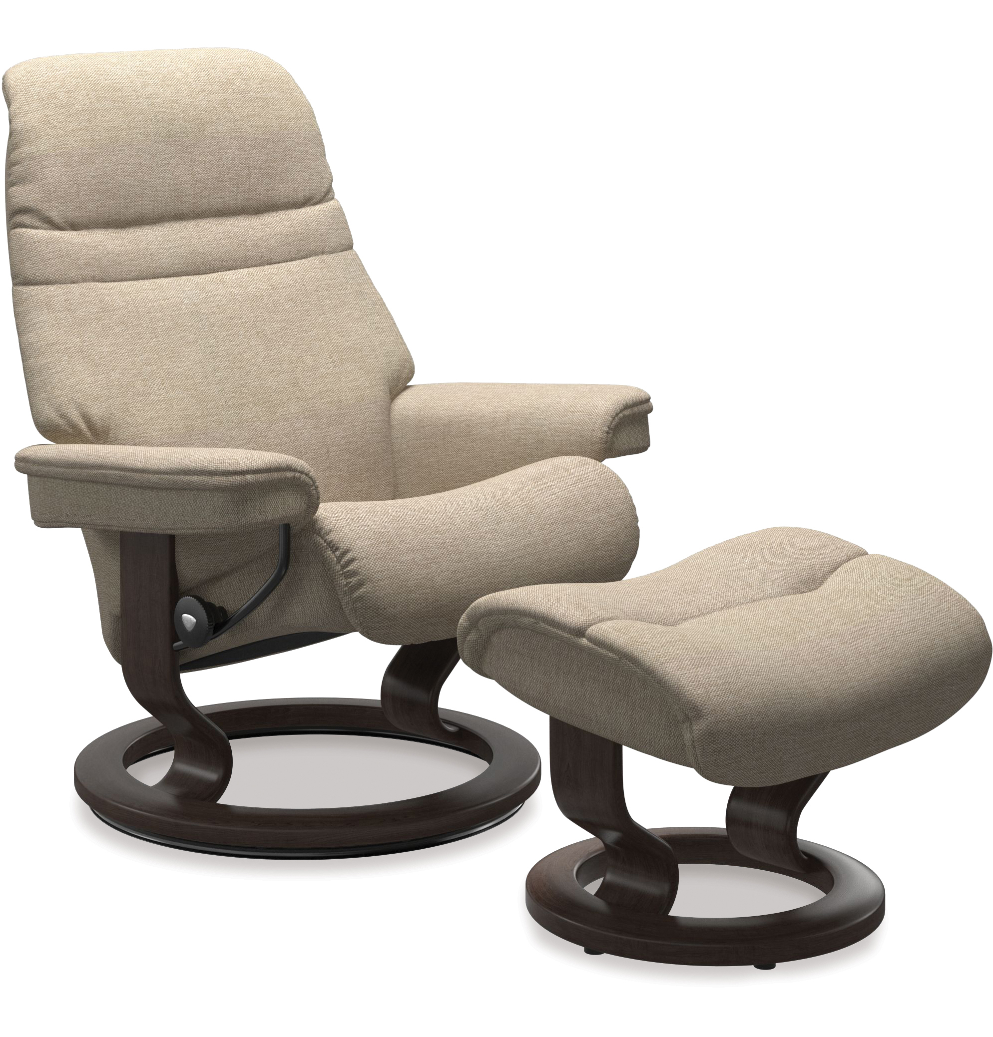 Stressless® Sunrise Medium Fabric Recliner Danske Mobler Furniture