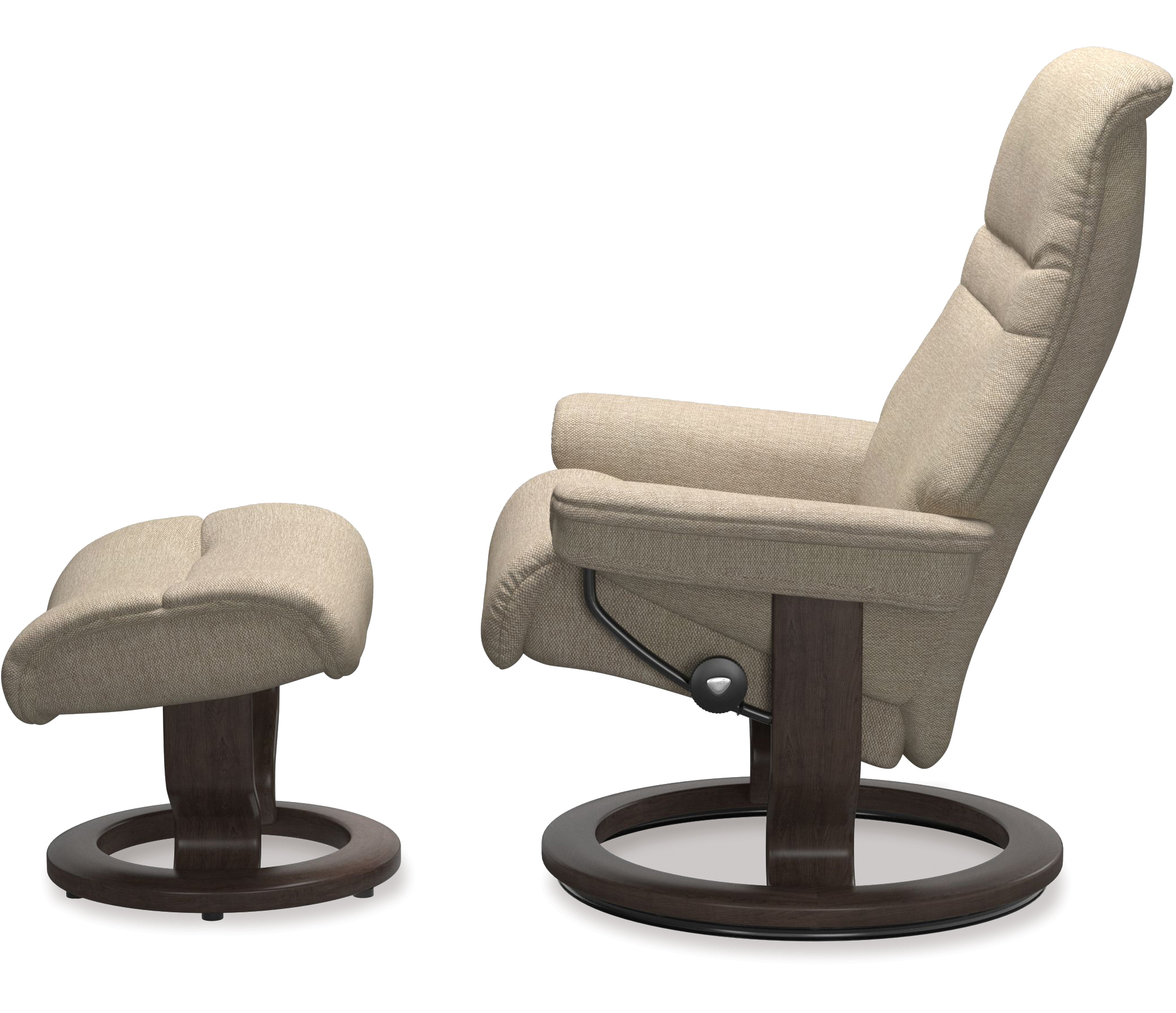 Stressless® Sunrise Medium Fabric Recliner Danske Mobler Furniture